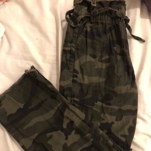 Camouflage Capri Pant
